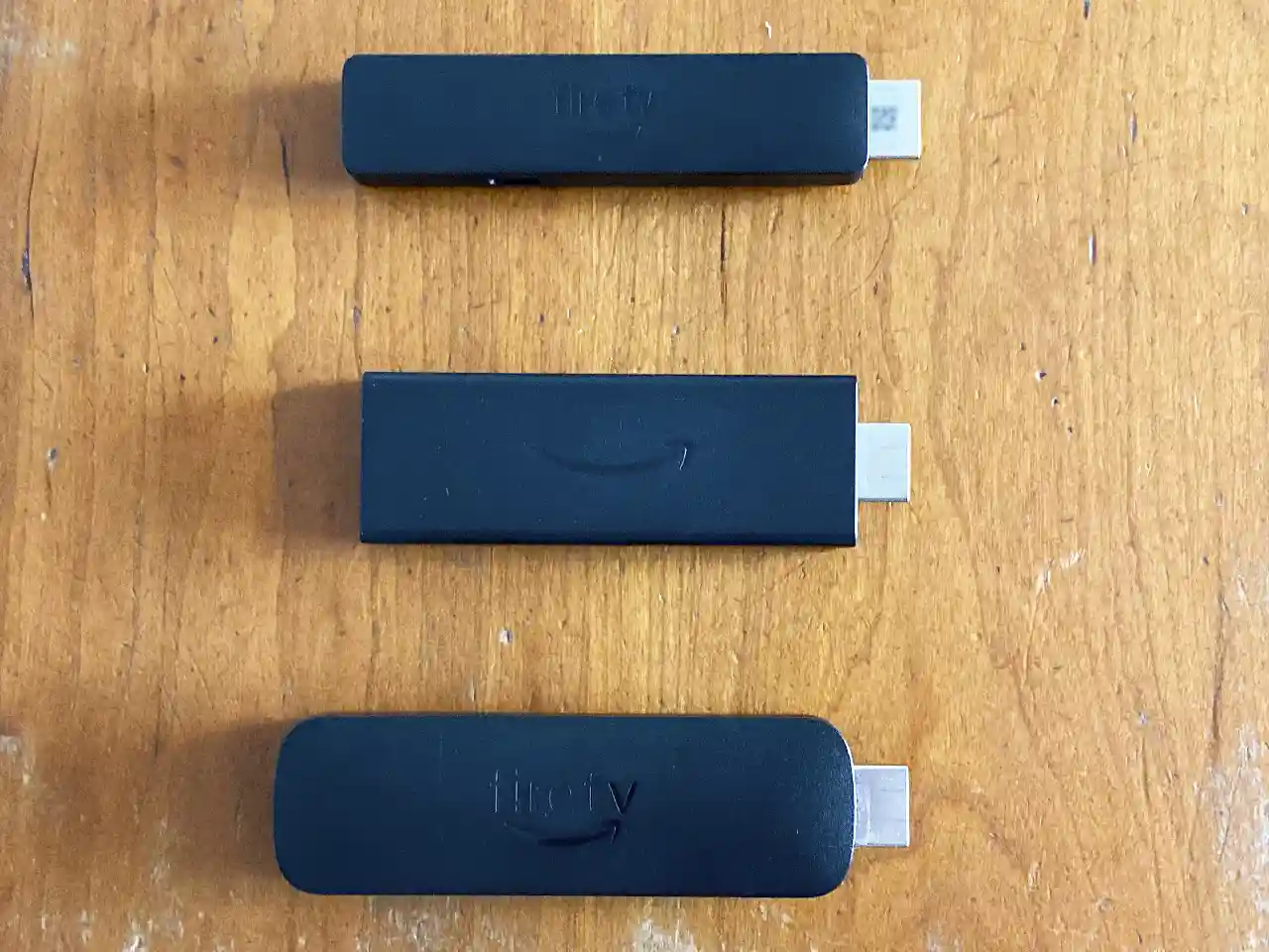 上からHD 第2世代、HD 第1世代、4K Select