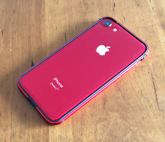iPhone 8 (PRODUCT)RED 256GB Humixx バンパー レッド