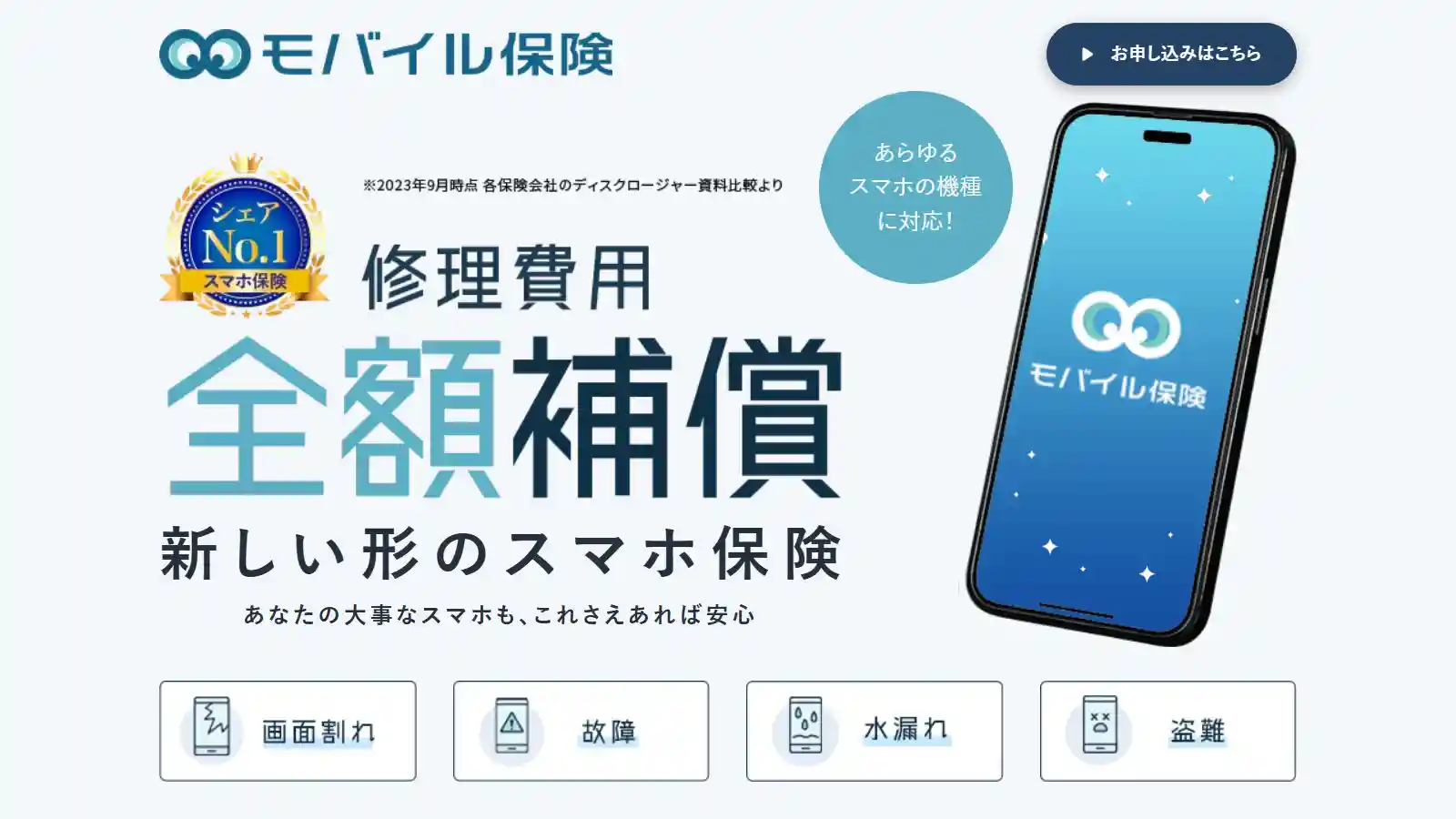 モバイル保険 スマホ保険 修理費用保険金 iPhone iPad Apple Watch MacBook AppleCare+ Google Pixel